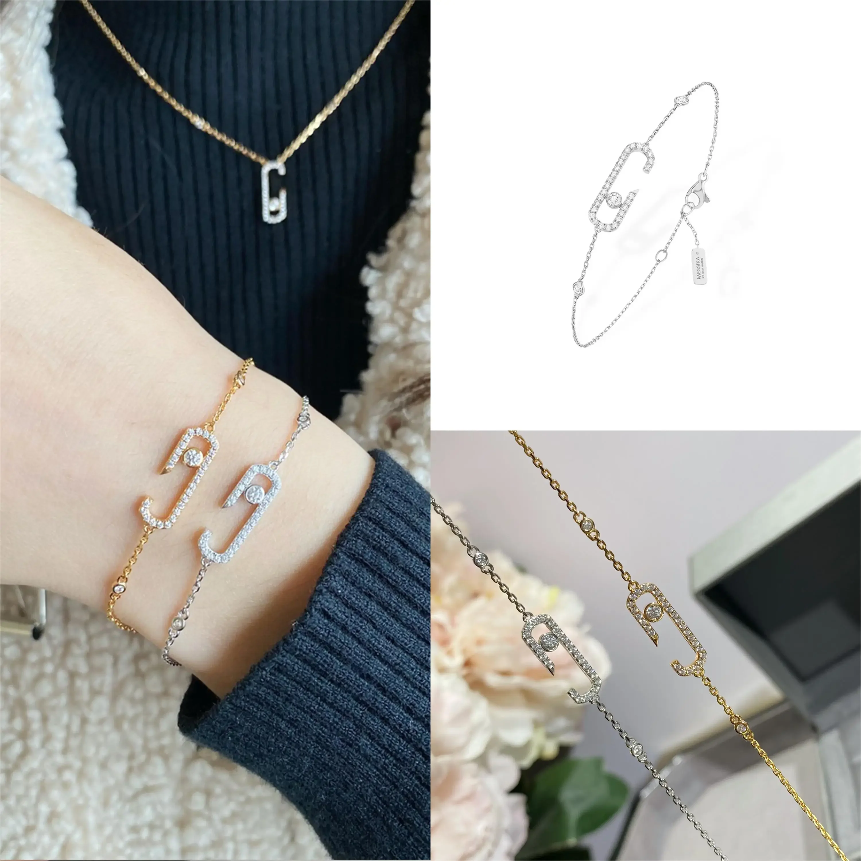 2024 Luxury Messik Bracelet Fashionable Chain Link Bracelet with Full Rhinestones Premium Women's Birthday Gifts
2024 Luxury Messik Bracelet Fashionable Chain Link Bracelet with Full Rhinestones Premium Women's Birthday Gifts