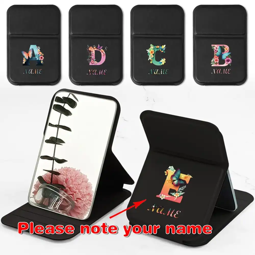 Customized Name Portable PU Folding Compact Vanity Mirror Handheld Makeup Mirror with Protective Cover for Travel Purse Pocket
Customized Name Portable PU Folding Compact Vanity Mirror Handheld Makeup Mirror with Protective Cover for Travel Purse Pocket