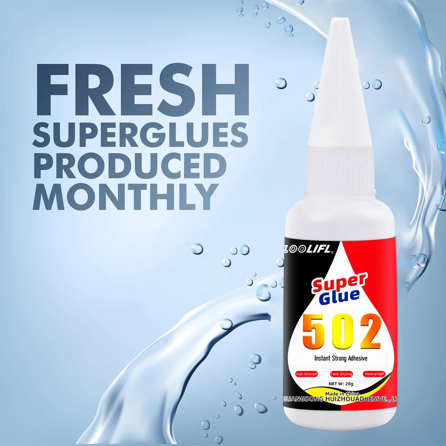 LOOLIFL,1-25PCS, Super glue, 502 strong glue suitable for DIY repair of metal, plastic, wood, rubber, ceramics
LOOLIFL,1-25PCS, Super glue, 502 strong glue suitable for DIY repair of metal, plastic, wood, rubber, ceramics