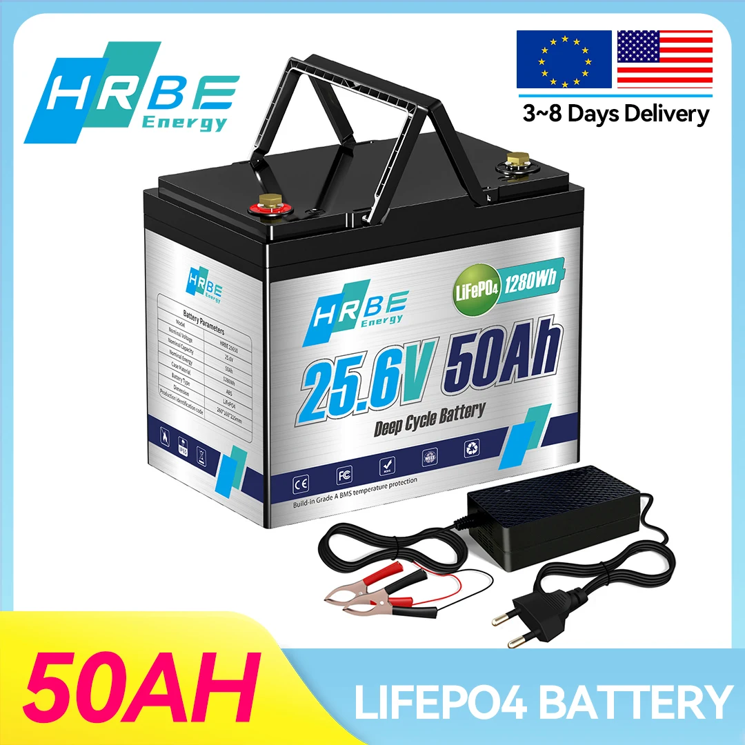 Аккумулятор LiFePO4 24 В, 50 Ач с группой защиты от низких температур. Литиевая батарея 24 Встроенный BMS, 1280 Втч для троллингового двигателя, морской пехоты, кемпинга.
Аккумулятор LiFePO4 24 В, 50 Ач с группой защиты от низких температур. Литиевая батарея 24 Встроенный BMS, 1280 Втч для троллингового двигателя, морской пехоты, кемпинга.