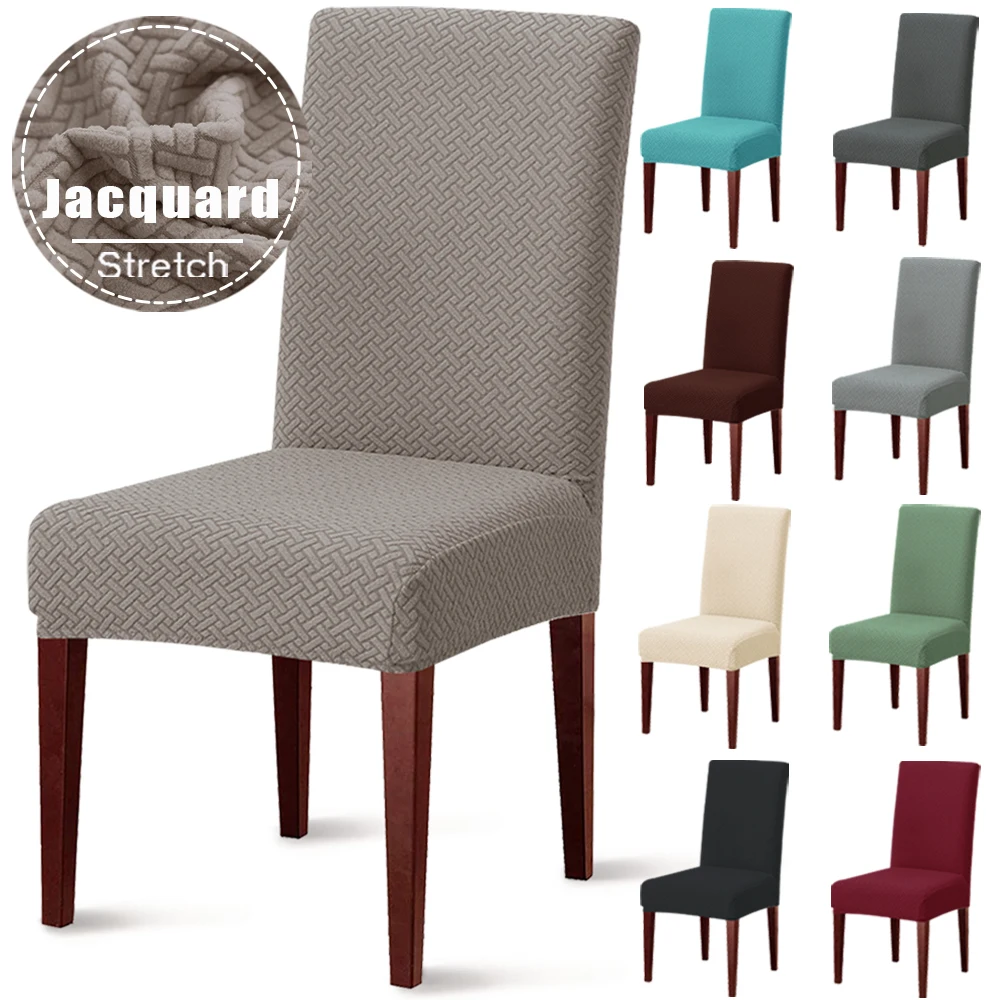 Elastic Jacquard Chair Cover Solid Color T-shape Dining Room Chair Seat Cover Slipcover For Kitchen Office Wedding Banquet Home
Elastic Jacquard Chair Cover Solid Color T-shape Dining Room Chair Seat Cover Slipcover For Kitchen Office Wedding Banquet Home