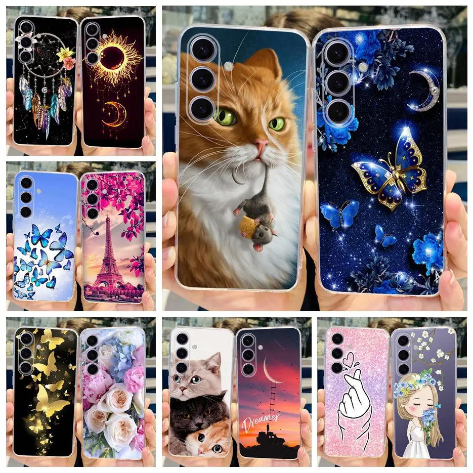 Чехол для Samsung Galaxy S24, задняя крышка с милым рисунком, чехол для телефона Samsung S 24 Plus Galaxy S24 Ultra S24 + мягкие чехлы, бампер
Чехол для Samsung Galaxy S24, задняя крышка с милым рисунком, чехол для телефона Samsung S 24 Plus Galaxy S24 Ultra S24 + мягкие чехлы, бампер
