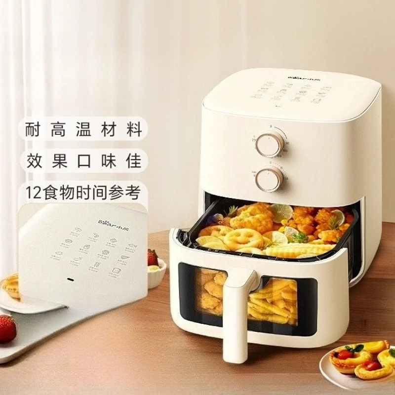 Бытовая видимая фритюрница, маленькая электрическая фритюрница 5 л, не переворачивающаяся малошумная кухонная машина для домашнего использования, аэрофритюрница
Бытовая видимая фритюрница, маленькая электрическая фритюрница 5 л, не переворачивающаяся малошумная кухонная машина для домашнего использования, аэрофритюрница