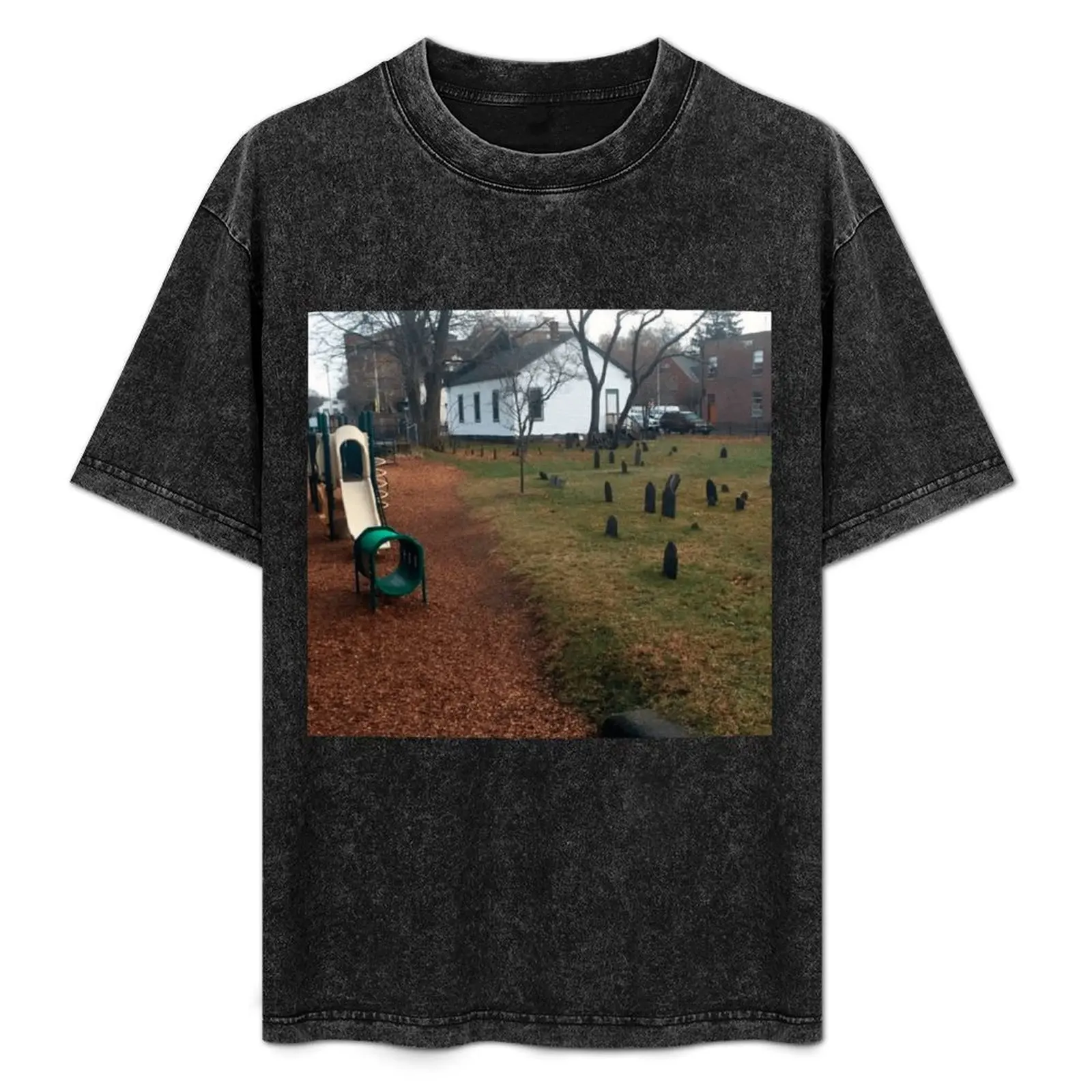 Kids playground next to graveyard - Cursed Image #0005 T-Shirt Large Size Basic Casual T-Shirt
Kids playground next to graveyard - Cursed Image #0005 T-Shirt Large Size Basic Casual T-Shirt