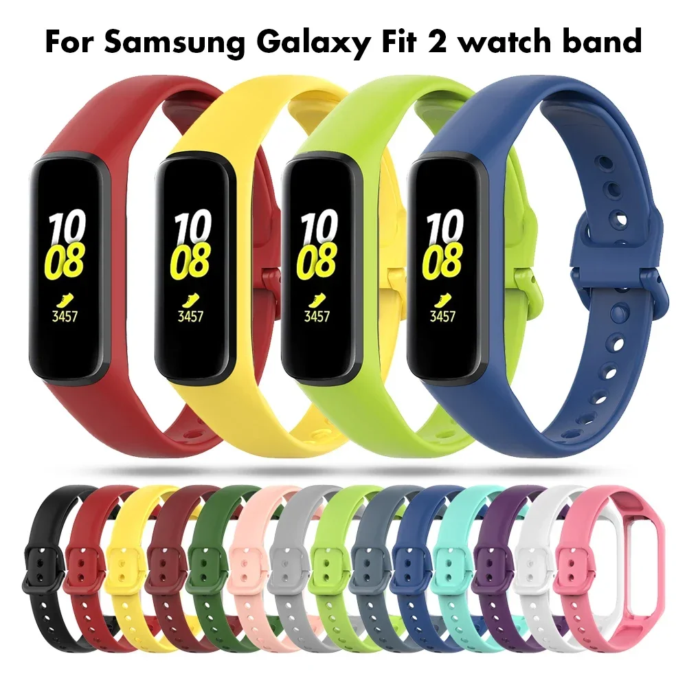 For Samsung Galaxy Fit 2 Smart watch band Soft Silicone Strap Wristband Replacement Bracelet for Galaxy Fit 2 SM-R220 Correa
For Samsung Galaxy Fit 2 Smart watch band Soft Silicone Strap Wristband Replacement Bracelet for Galaxy Fit 2 SM-R220 Correa