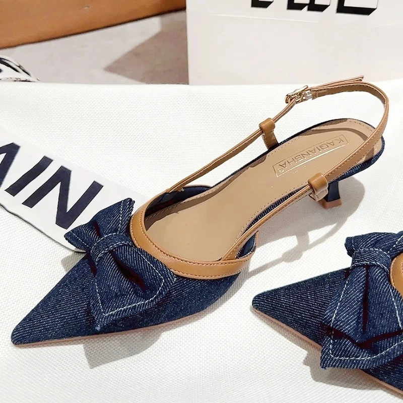 Women's Shoes 2025 Summer High Heel Sandals Pointed Toe Women Sandals Fashion Shallow Singbacks Shoes Ladies Dancing Party Pumps
Women's Shoes 2025 Summer High Heel Sandals Pointed Toe Women Sandals Fashion Shallow Singbacks Shoes Ladies Dancing Party Pumps