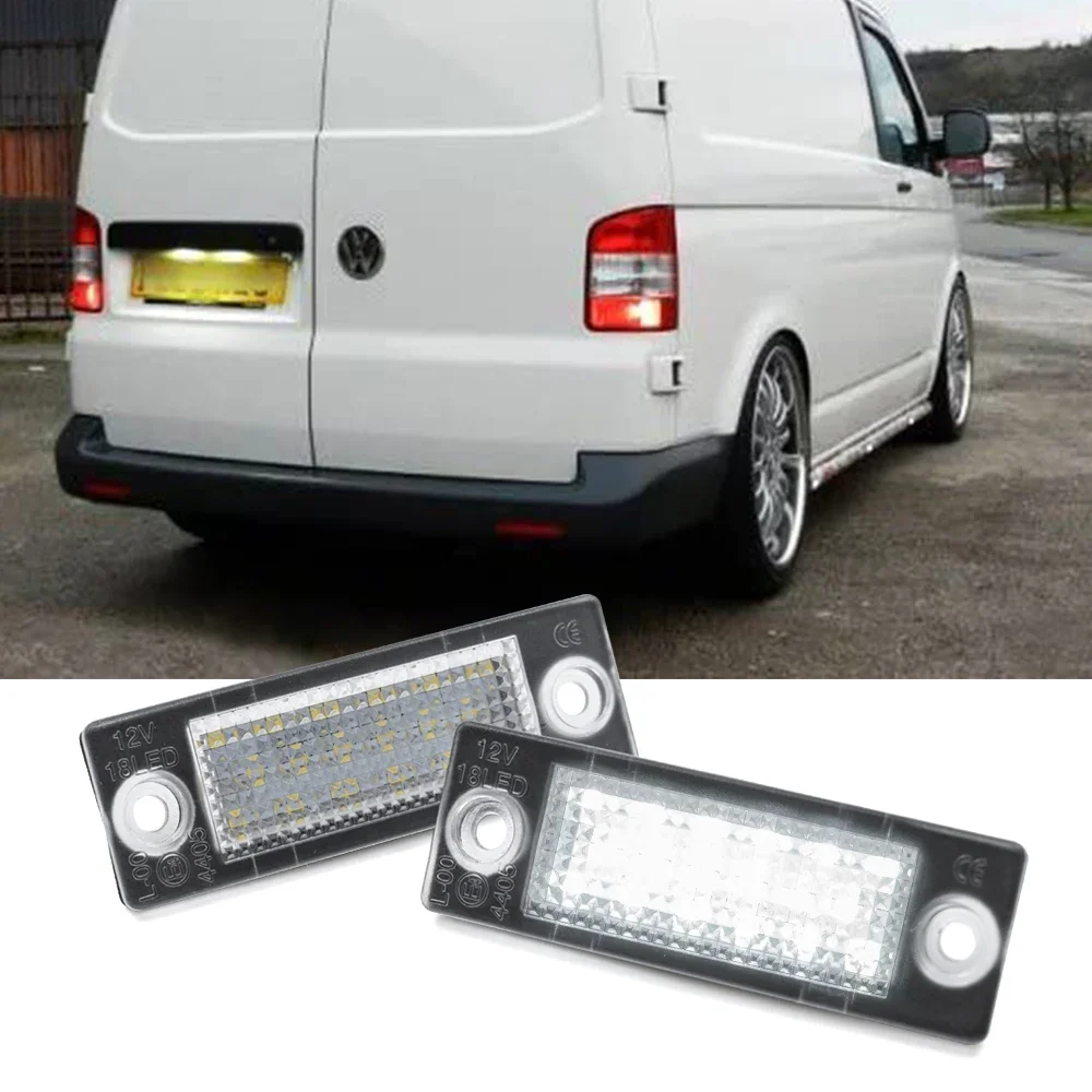 2PCS LED Number License Plate Light Canbus For VW Transporter T5 T6 2003-2020 Caddy III IV Jetta MK3 MK5 Multivan Golf Passat
2PCS LED Number License Plate Light Canbus For VW Transporter T5 T6 2003-2020 Caddy III IV Jetta MK3 MK5 Multivan Golf Passat
