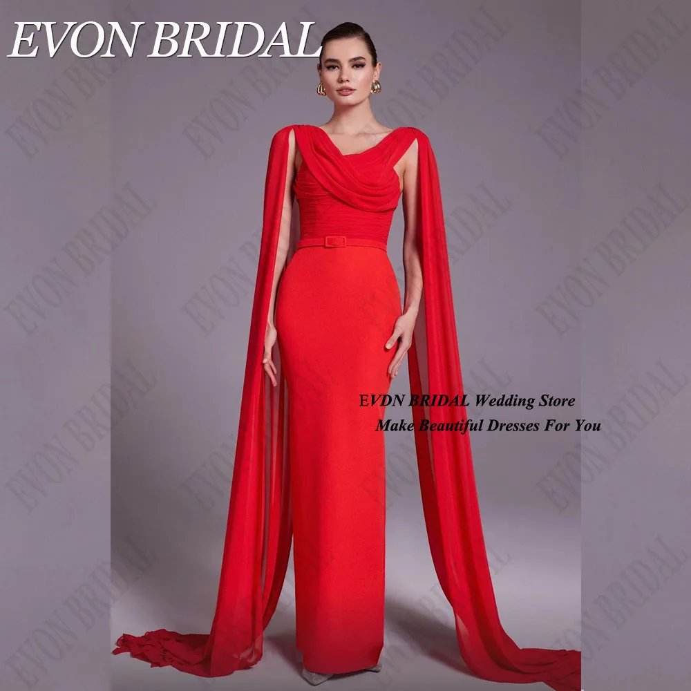 EVON BRIDAL Mermaid Special Occasion Dresses Red Backless Sleeveless Evening Gown Soft Satin Floor Length فساتين سهرة Customized
EVON BRIDAL Mermaid Special Occasion Dresses Red Backless Sleeveless Evening Gown Soft Satin Floor Length فساتين سهرة Customized