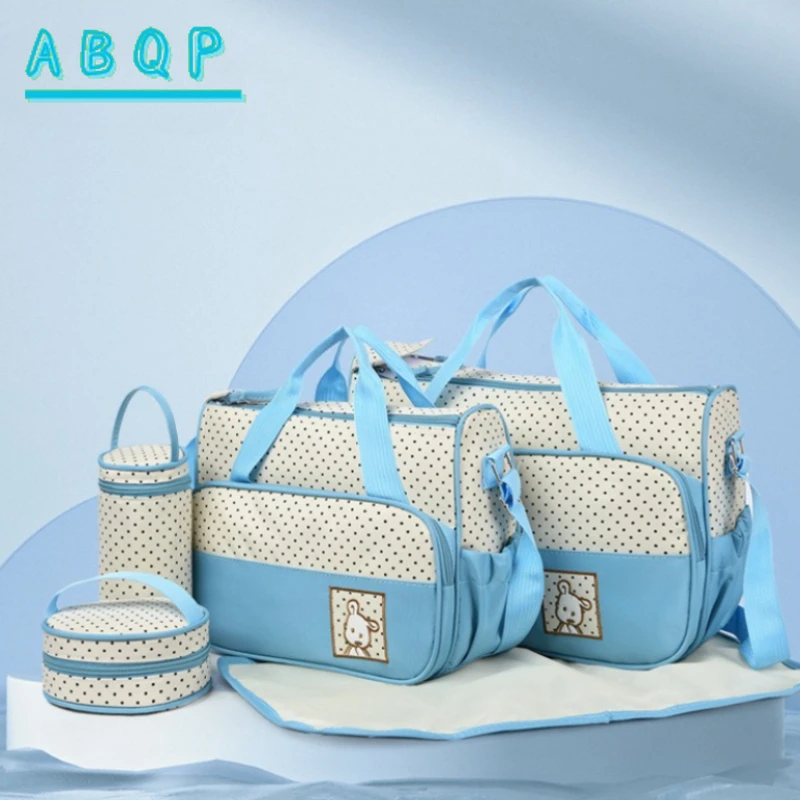 New Diaper Bag Handbag Multifunctional Fashionable 5-piece Set Baby Bag Cartoon Outing Baby Supplies Storage Bag Large Capacity
New Diaper Bag Handbag Multifunctional Fashionable 5-piece Set Baby Bag Cartoon Outing Baby Supplies Storage Bag Large Capacity