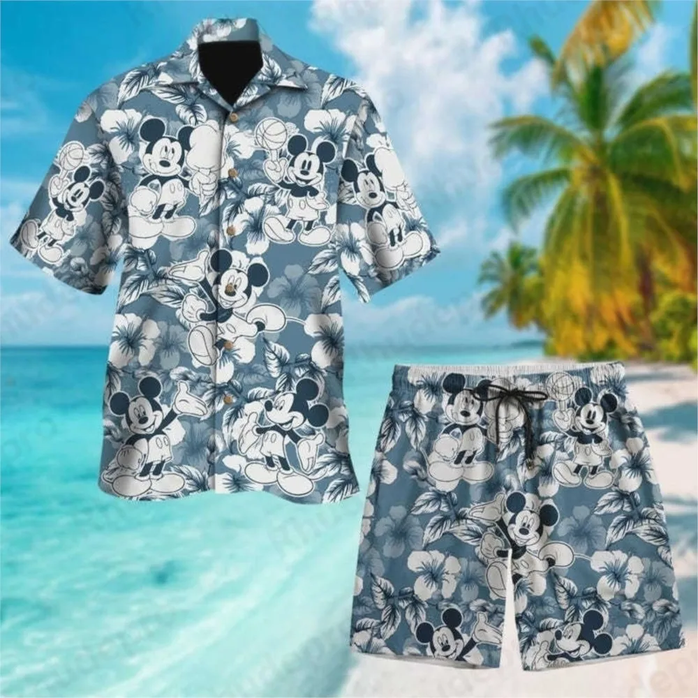 Disney Mickey and Friends Hawaiian Shirt Suit Beach Shorts 2025 Mens Women Summer Casual Vacation Short Sleeve Shirt Pants Suit
Disney Mickey and Friends Hawaiian Shirt Suit Beach Shorts 2025 Mens Women Summer Casual Vacation Short Sleeve Shirt Pants Suit