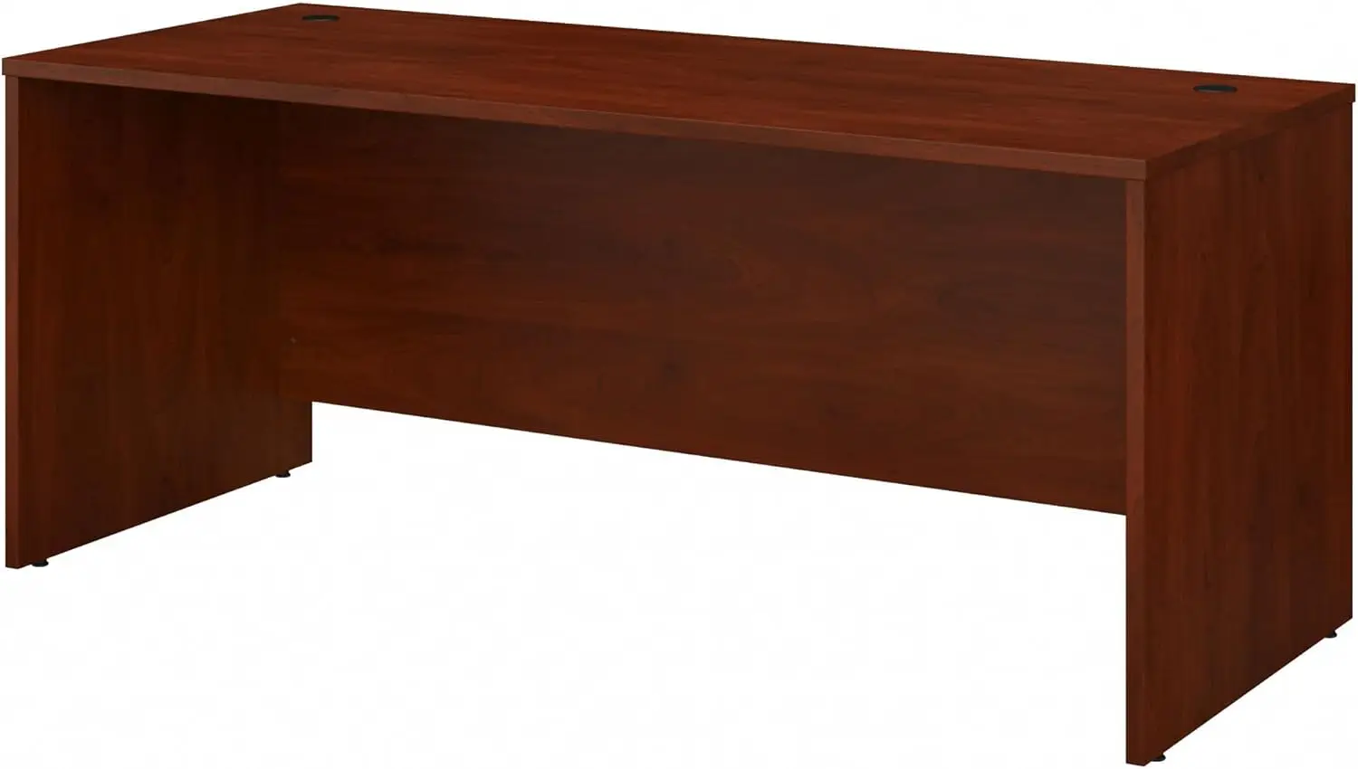 72W Computer Desk with Cable Management and Modesty Panel, Hansen Cherry Finish
72W Computer Desk with Cable Management and Modesty Panel, Hansen Cherry Finish