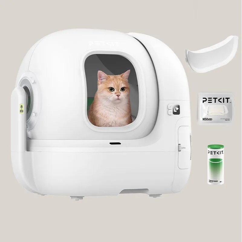 PETKIT 2025 New Self-Packing & AI-Powered Camera Automatic Cat Litter Box, 5G WiFi Self Cleaning Cat Litter Box, True Auto
PETKIT 2025 New Self-Packing & AI-Powered Camera Automatic Cat Litter Box, 5G WiFi Self Cleaning Cat Litter Box, True Auto