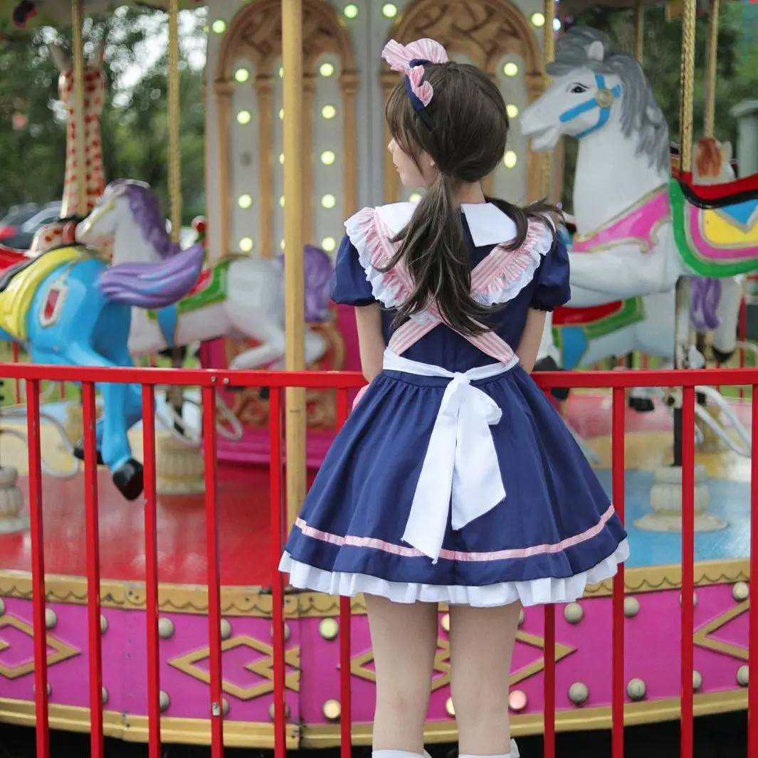 Lolita Wear Women's Cosplay Dress Cafe Maid Costume Role Party Uniform plus Size
Lolita Wear Women's Cosplay Dress Cafe Maid Costume Role Party Uniform plus Size