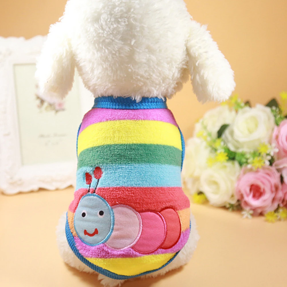Small Dog Cartoon Autumn Winter Clothes Puppy Vest Warm Flannel Chihuahua French Outfit Pet T Shirt Size Xl Caterpillar
Small Dog Cartoon Autumn Winter Clothes Puppy Vest Warm Flannel Chihuahua French Outfit Pet T Shirt Size Xl Caterpillar