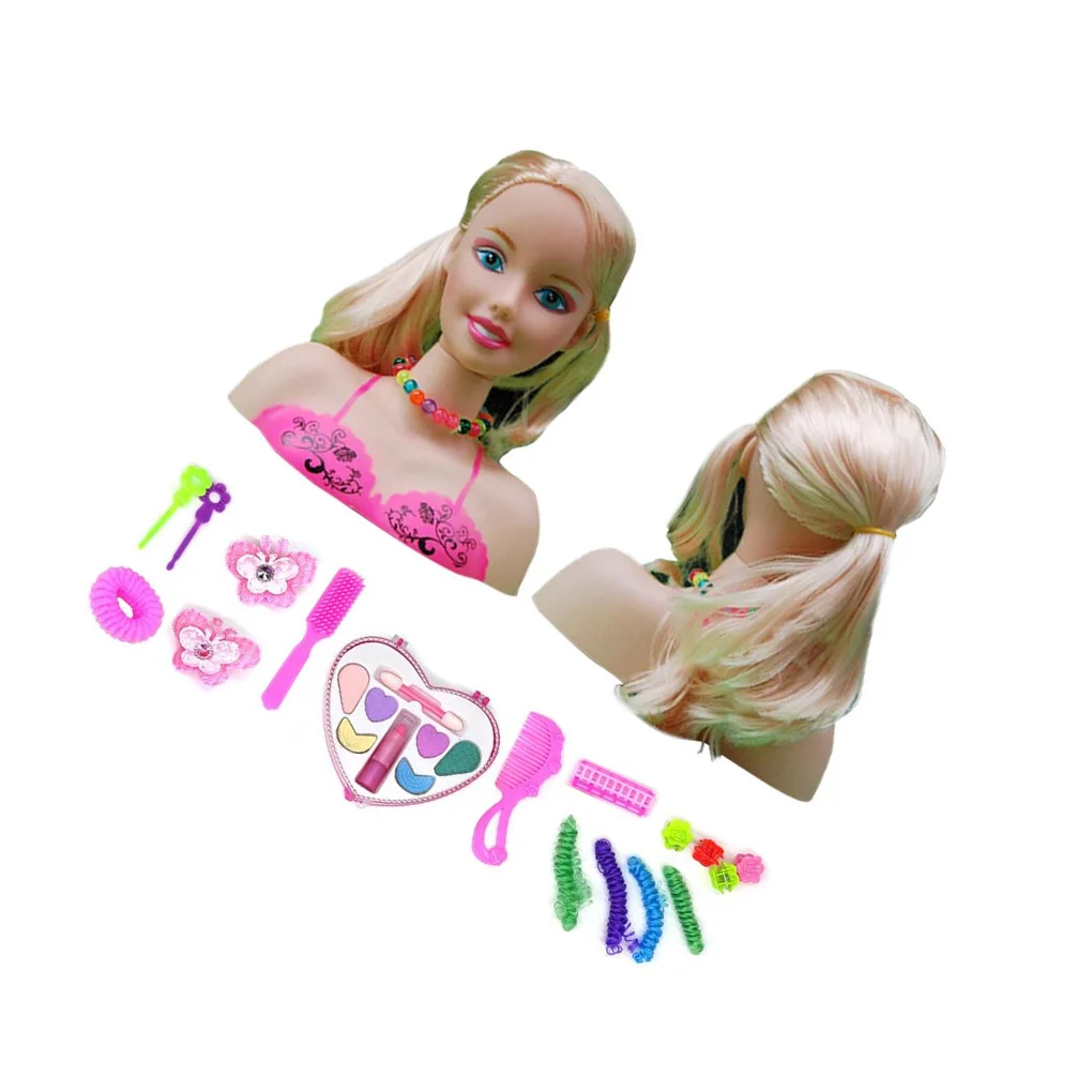 Kids Doll Cosmetic Kit Fashion Girl Half Body Hairdressing Toy Early Educational Styling Tools Home Training Type3
Kids Doll Cosmetic Kit Fashion Girl Half Body Hairdressing Toy Early Educational Styling Tools Home Training Type3