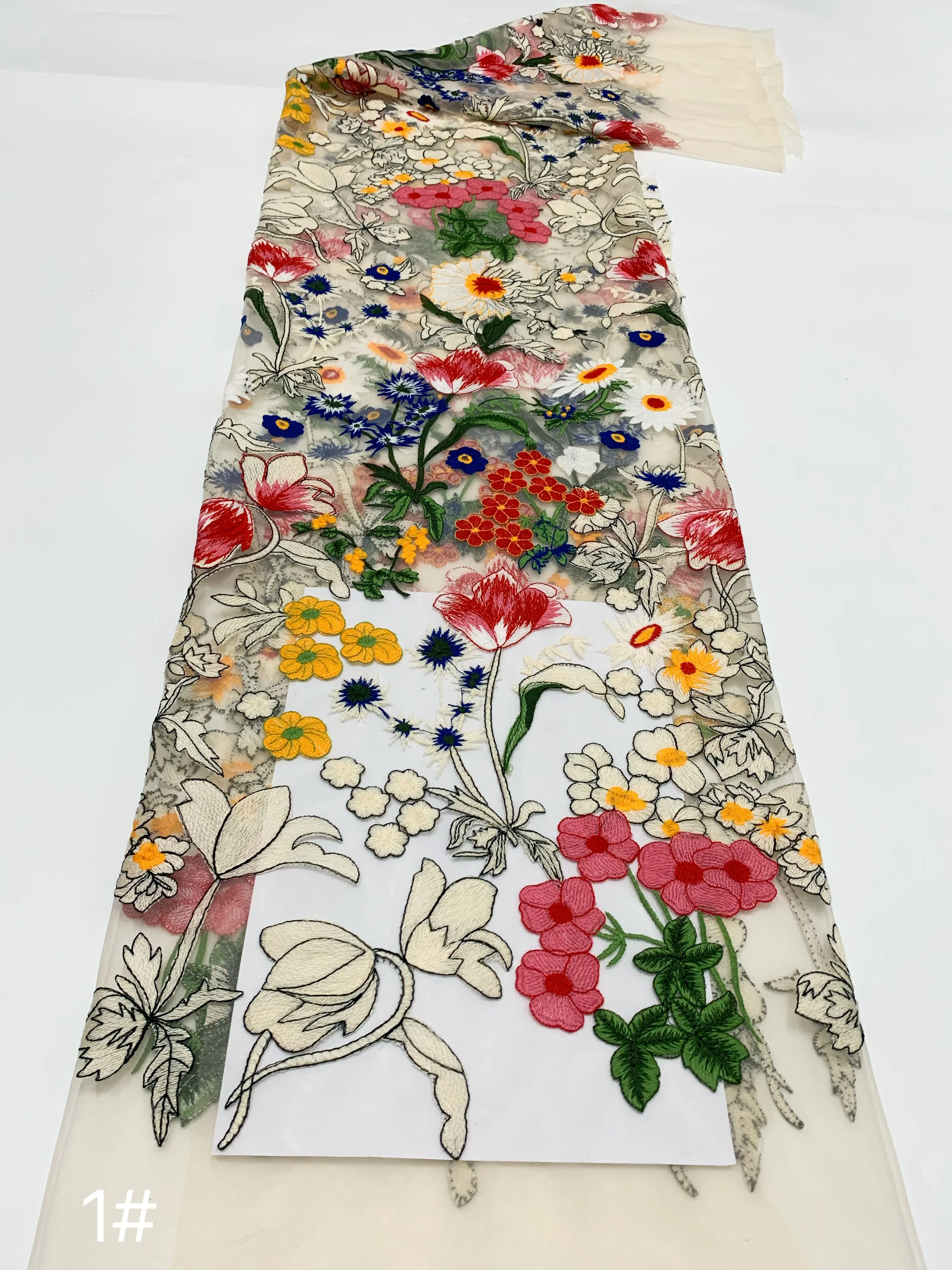 High quality,Multicolor Thread Embroidery French tulle net, Beautfiul African Fabric Lace, Party dresses .Weddings,Shirt
High quality,Multicolor Thread Embroidery French tulle net, Beautfiul African Fabric Lace, Party dresses .Weddings,Shirt