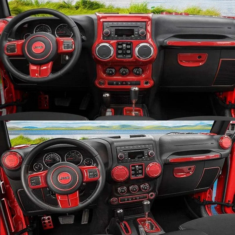 Комплект внутренней отделки из 12 предметов, ABS, красный, синий для Jeep Wrangler JK и Unlimited 2007-2017 J175 LantSun
Комплект внутренней отделки из 12 предметов, ABS, красный, синий для Jeep Wrangler JK и Unlimited 2007-2017 J175 LantSun