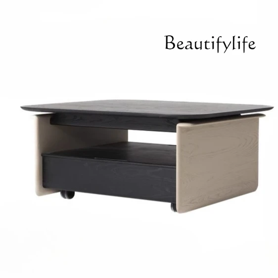 Japanese style coffee table, modern simple solid wood coffee table living room household small apartment movable tea table
Japanese style coffee table, modern simple solid wood coffee table living room household small apartment movable tea table