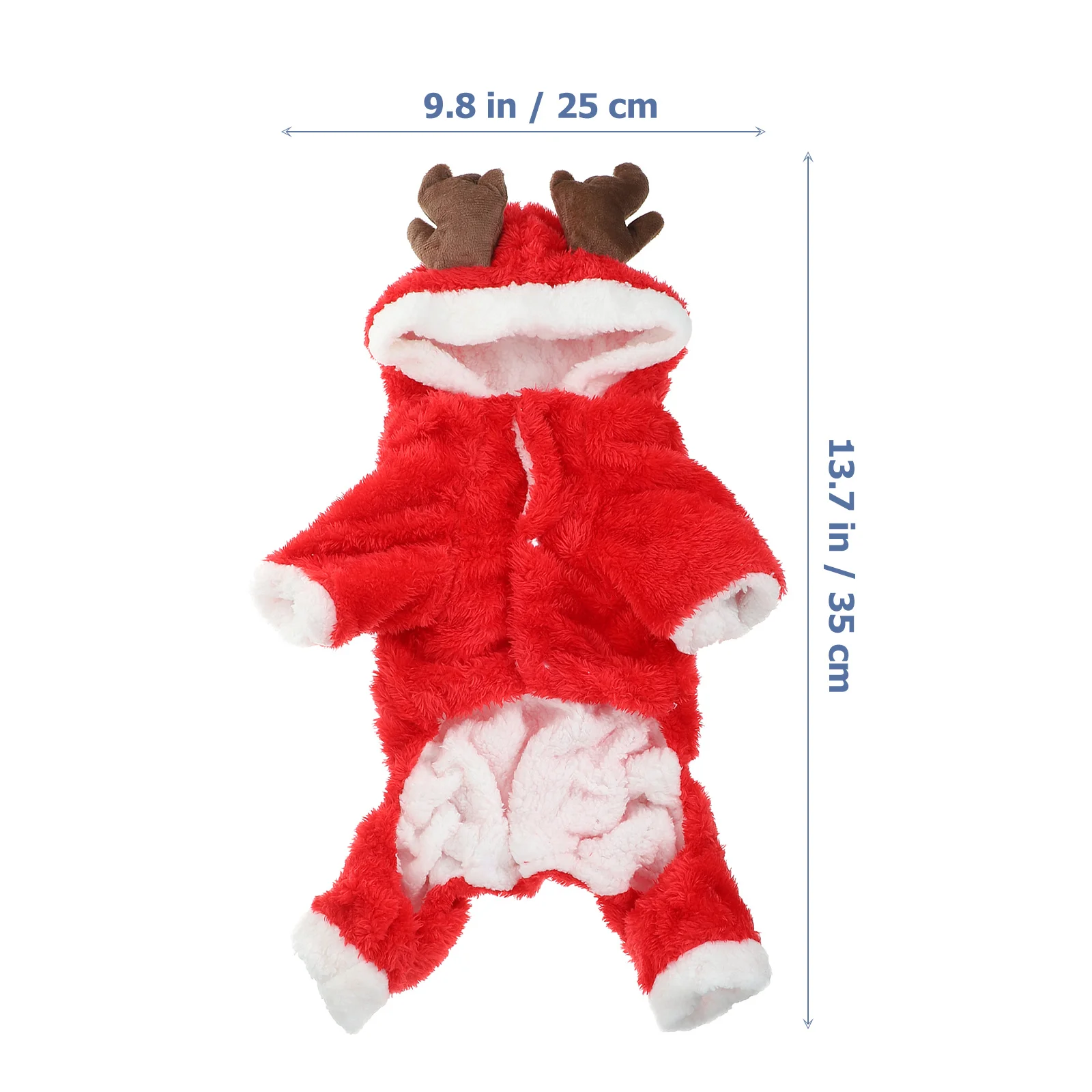 Puppy Elk Hoodie Comfortable Coral Fleece Dog Clothes For Autumn Winter Xmas Pet Festival Cosplay Party Windproof
Puppy Elk Hoodie Comfortable Coral Fleece Dog Clothes For Autumn Winter Xmas Pet Festival Cosplay Party Windproof