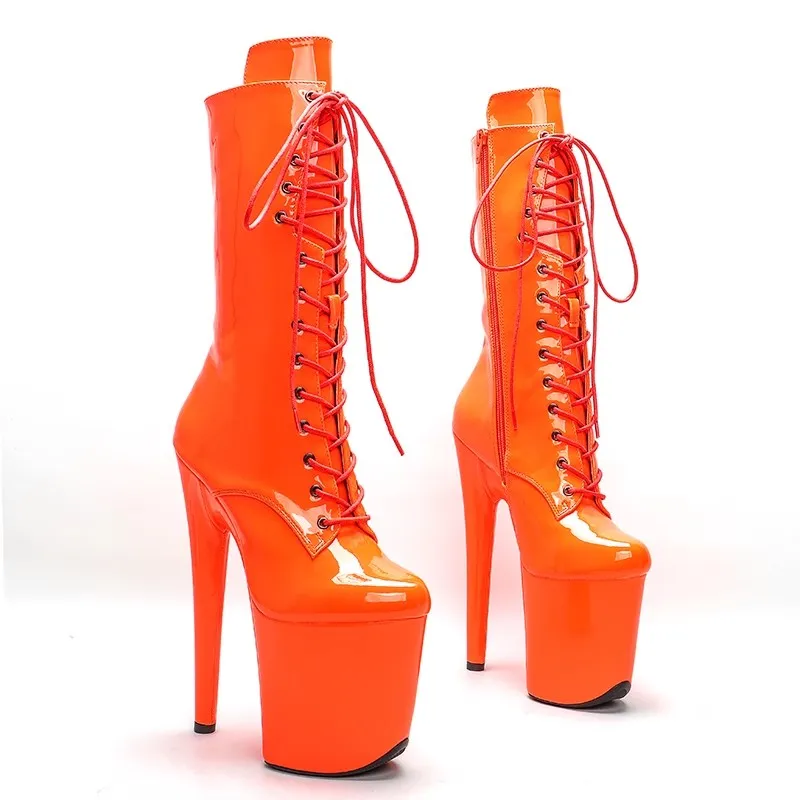 New Fashion PU Upper Sexy Exotic Pole Dancing Shoes 20CM/8inches High Heel Round Toe Platform Women's Modern Ankle Boots 199
New Fashion PU Upper Sexy Exotic Pole Dancing Shoes 20CM/8inches High Heel Round Toe Platform Women's Modern Ankle Boots 199