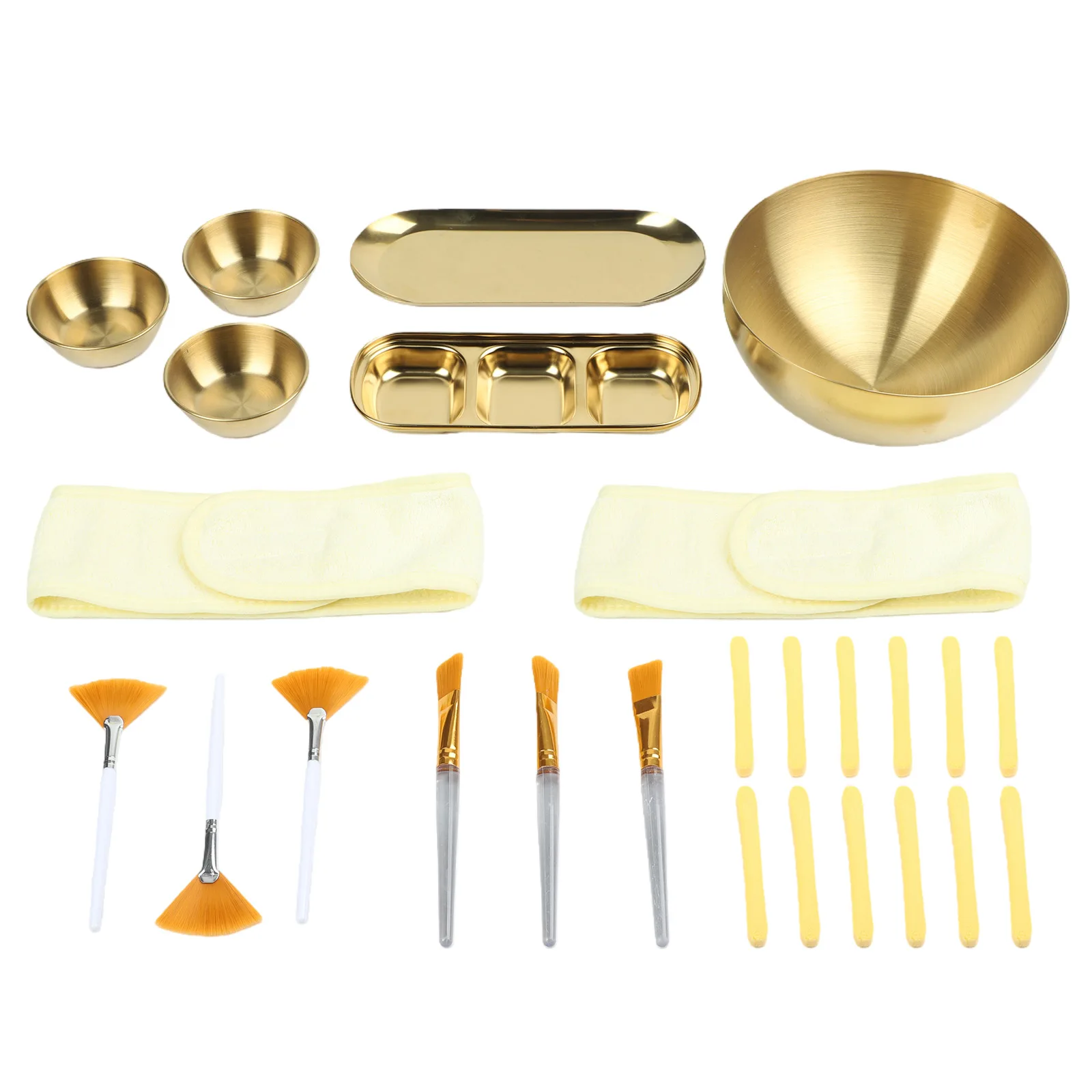 Stainless Steel Kit Facial Bowl Set Home Beauty Treatments 26-piece Accessories Application Brushes Cleansing Applicators
Stainless Steel Kit Facial Bowl Set Home Beauty Treatments 26-piece Accessories Application Brushes Cleansing Applicators