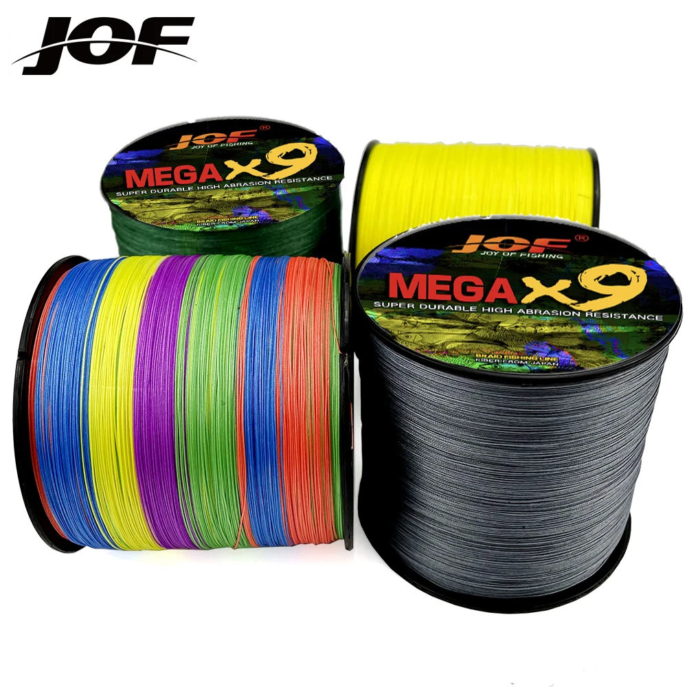 JOF 500M1000M PE Braided Fishing Line Super Strong Sea Saltwater Multifilament Sea Fishing Line 20LB-100LB Carp Line Trout Line
JOF 500M1000M PE Braided Fishing Line Super Strong Sea Saltwater Multifilament Sea Fishing Line 20LB-100LB Carp Line Trout Line