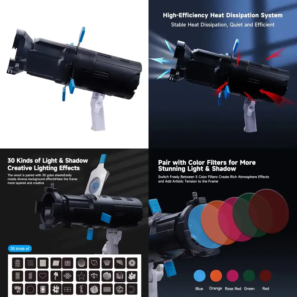 LF60B Adjustable Color Temperature 2700-7000K Remote Control 40W Modeling Light for Live Streaming Spot Hair Light
LF60B Adjustable Color Temperature 2700-7000K Remote Control 40W Modeling Light for Live Streaming Spot Hair Light