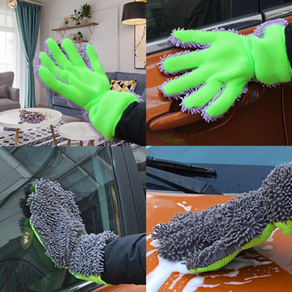 Washing Gloves Cleaning Gloves 5 Fingers Car Wash Gloves No Scratch Microfiber Cleaning Gloves Car Chenille Car Accessories
Washing Gloves Cleaning Gloves 5 Fingers Car Wash Gloves No Scratch Microfiber Cleaning Gloves Car Chenille Car Accessories