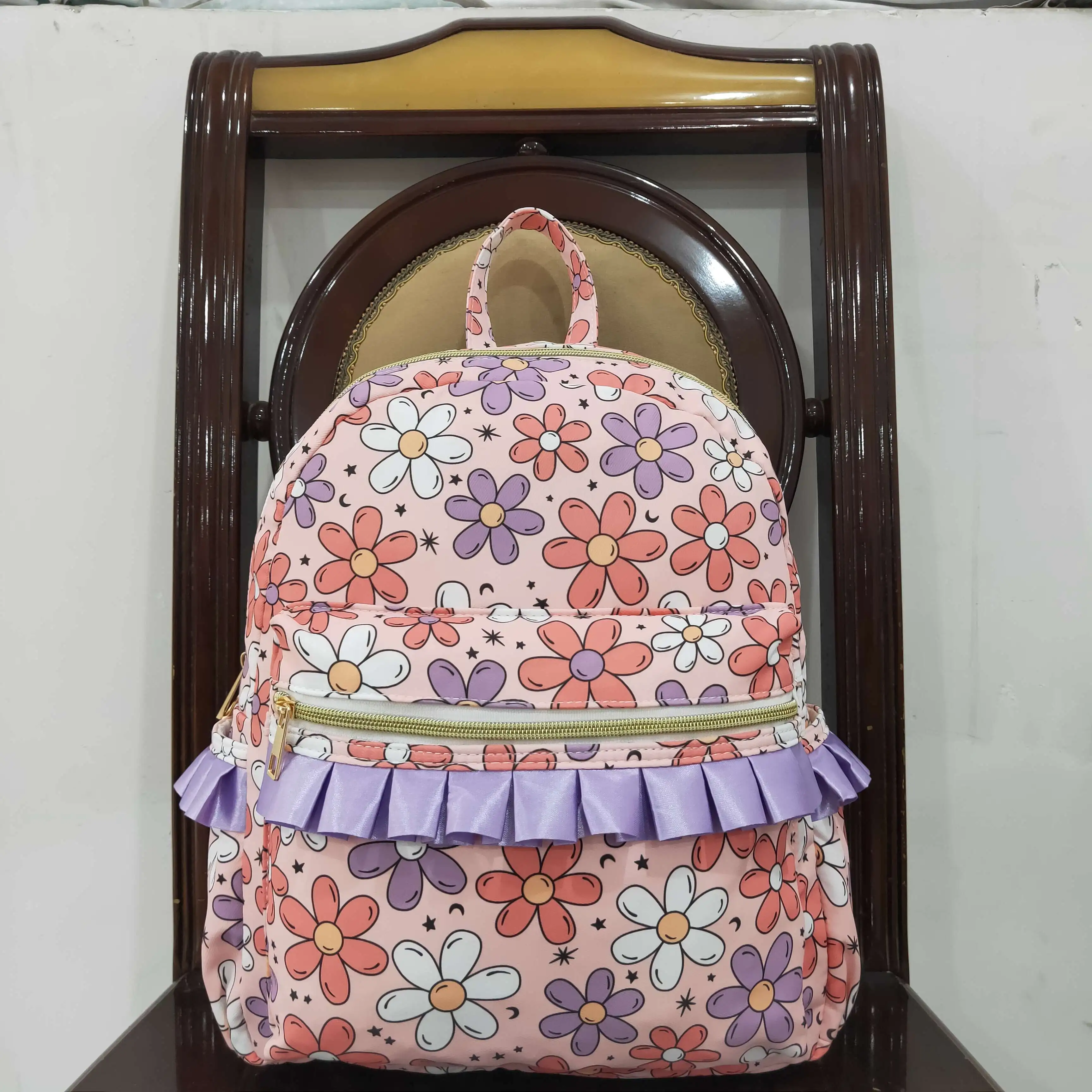 Wholesale Baby Girl Backpack Daypack Toddler Children Pink Flowers Outdoor Portable Kids School Zipper Purple Ruffle Back Bags
Wholesale Baby Girl Backpack Daypack Toddler Children Pink Flowers Outdoor Portable Kids School Zipper Purple Ruffle Back Bags
