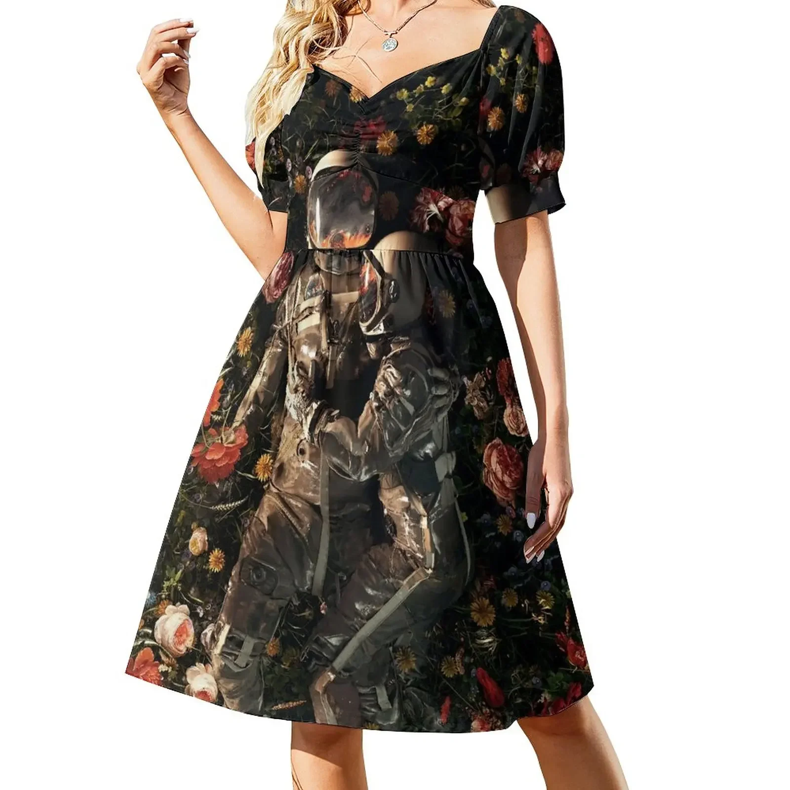 Garden Delights II Short-Sleeved Dress dress party night chic and elegant woman dress
Garden Delights II Short-Sleeved Dress dress party night chic and elegant woman dress