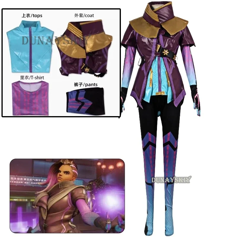 CosplayGame Overwatch Sombra Cosplay Costumes Jumpsuit Props Suit Woman Halloween Carnival Role Party Cos New Skin
CosplayGame Overwatch Sombra Cosplay Costumes Jumpsuit Props Suit Woman Halloween Carnival Role Party Cos New Skin