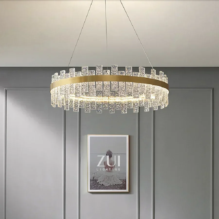 Morden Lce Block Glass Ceiling Chandelier Led Round Dining Room Living Room Pendant Lamp Home Decor Hanging Light Lustre Fixture
Morden Lce Block Glass Ceiling Chandelier Led Round Dining Room Living Room Pendant Lamp Home Decor Hanging Light Lustre Fixture