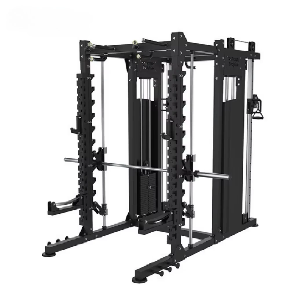 Custom Equipment: Gym Bench, Smith Rack Machine, Cable Smith Machine And Smith Rack.