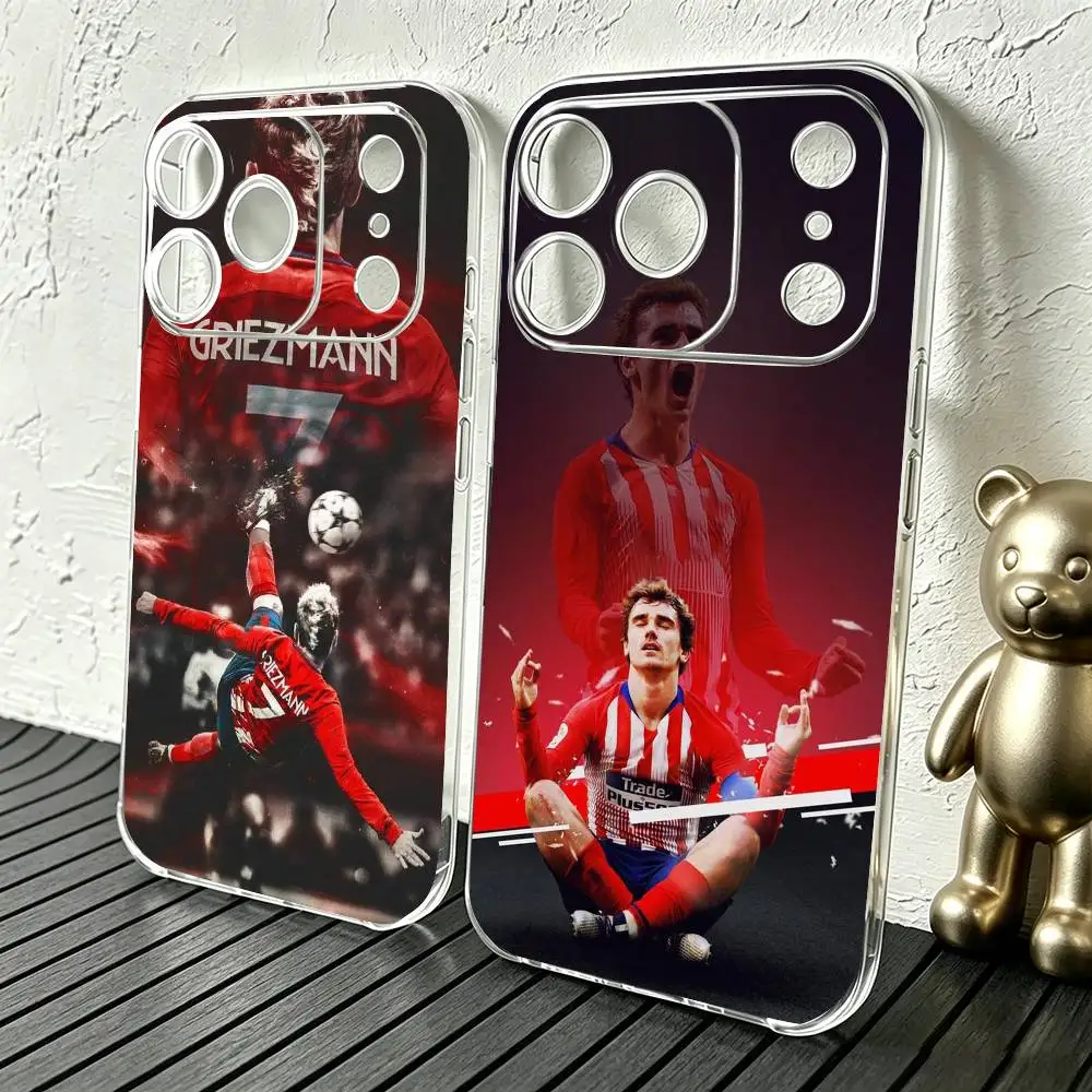 A-Antoine G-Griezmann Football Phone Case Transparent Silicone Soft For iPhone 17 16 15 14 13 12 11 Mini Pro Max Plus
A-Antoine G-Griezmann Football Phone Case Transparent Silicone Soft For iPhone 17 16 15 14 13 12 11 Mini Pro Max Plus