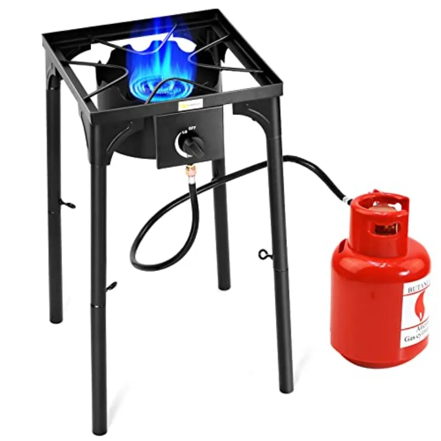 Outdoor Camping Stove Single Burner Propane Gas Cooker with Detachable Legs and 020 PSI Regulator for Camp Patio RV Use CSA App
Outdoor Camping Stove Single Burner Propane Gas Cooker with Detachable Legs and 020 PSI Regulator for Camp Patio RV Use CSA App