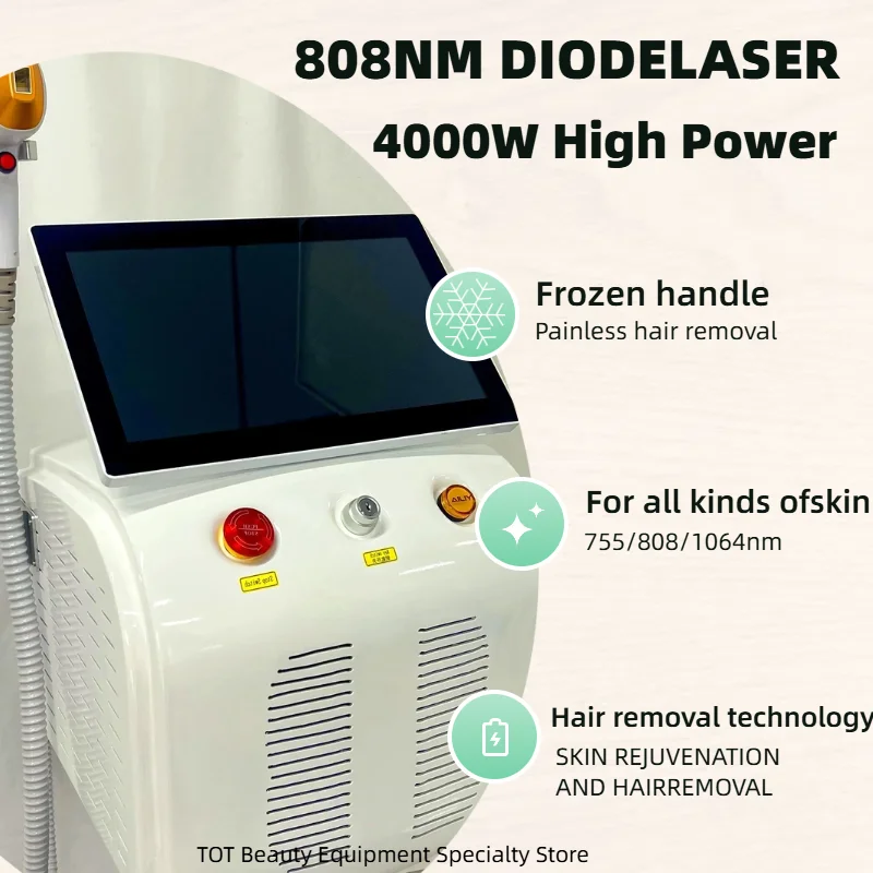 808nm Ice Painless Diode Laser Hair Removal Machine 3 Wavelengths 755nm 808nm 1064nm Full Body Painless Hair Removal
808nm Ice Painless Diode Laser Hair Removal Machine 3 Wavelengths 755nm 808nm 1064nm Full Body Painless Hair Removal