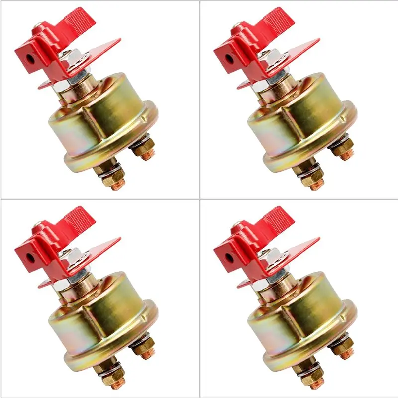 4X Universal Forklift Excavator-Marine Battery Disconnect Switch With Lock Bracket Power Cut Off Battery Switch
4X Universal Forklift Excavator-Marine Battery Disconnect Switch With Lock Bracket Power Cut Off Battery Switch