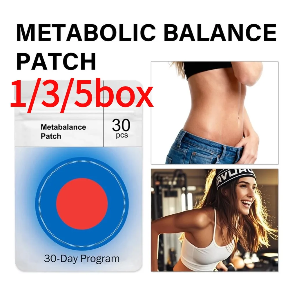 Brand 1/3/5box Gentle Metabolic Balance Stickers 30-Day Program Daily Circulation Improve Exercise Slender Slim Body Care Patch
Brand 1/3/5box Gentle Metabolic Balance Stickers 30-Day Program Daily Circulation Improve Exercise Slender Slim Body Care Patch