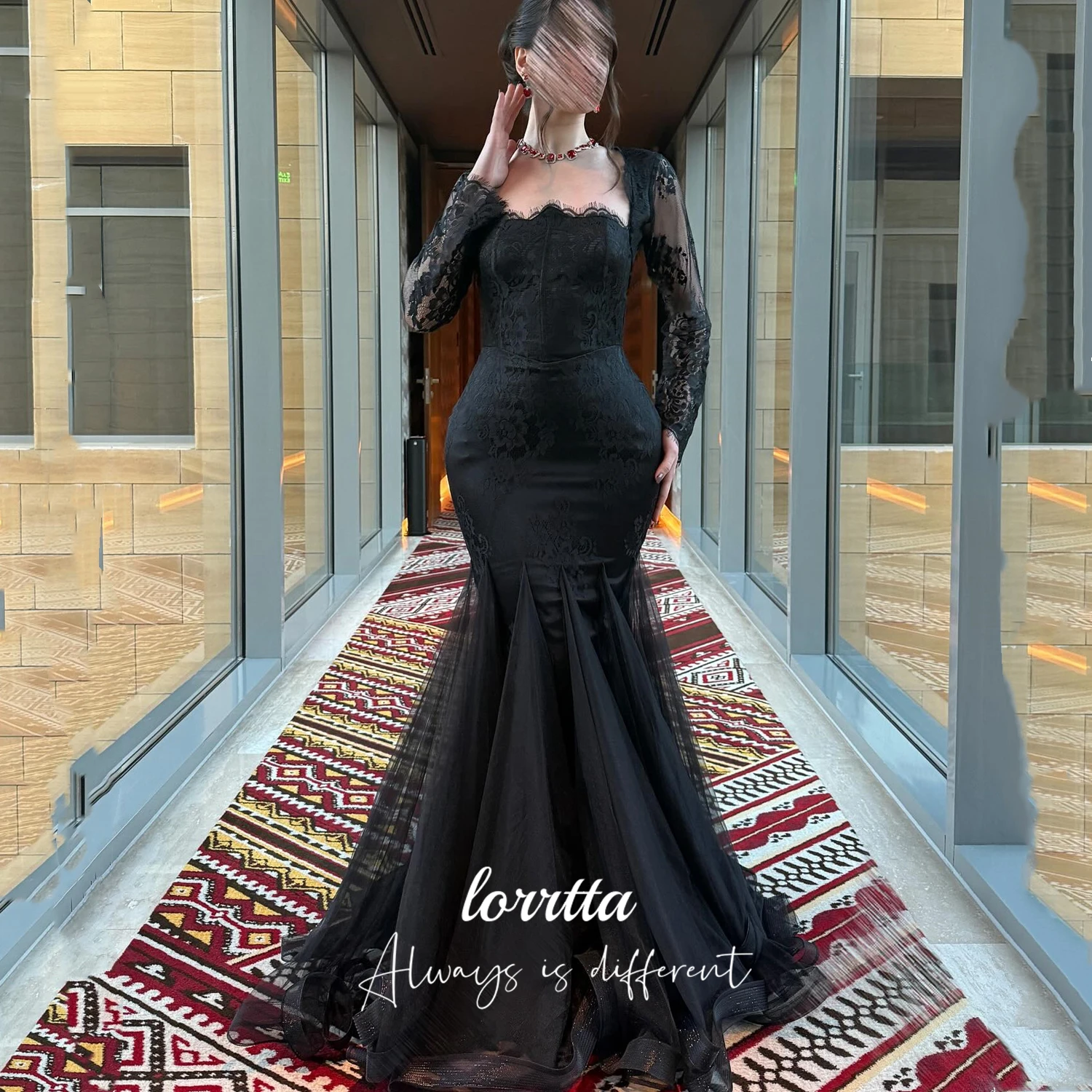 Lorrtta Vestidos De Festa Womens Dresses for Special Occasions Customized Women Evening Dress Lace Black فساتين سهرة Mermaid
Lorrtta Vestidos De Festa Womens Dresses for Special Occasions Customized Women Evening Dress Lace Black فساتين سهرة Mermaid