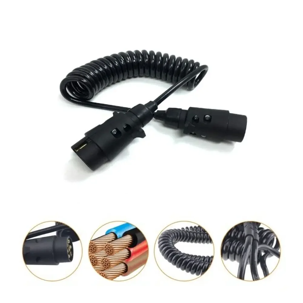 2m/3m Truck Spare Parts Seven-core Line Assembly 7pin Trailer Cable Spiral Stretch
2m/3m Truck Spare Parts Seven-core Line Assembly 7pin Trailer Cable Spiral Stretch