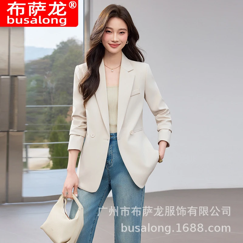 2026New style business blazer for women, long-sleeved professional suit, formal women's jacket, workwear wholesale
2026New style business blazer for women, long-sleeved professional suit, formal women's jacket, workwear wholesale