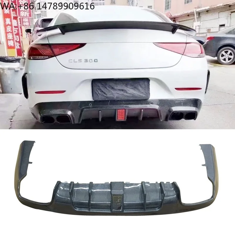 High-end Custom Body Kit For Old-to-New ConversionB Style CLS W257 C257 CLS53 63 Carbon Fiber Rear Bumper With Exhaust Cut-Outs
High-end Custom Body Kit For Old-to-New ConversionB Style CLS W257 C257 CLS53 63 Carbon Fiber Rear Bumper With Exhaust Cut-Outs