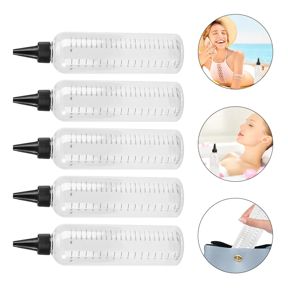 5Pcs Travel Liquid Bottles with Scale PP Refillable Cosmetics Containers for Lotion Shampoo Body Wash Hand Soap Essential Oil
5Pcs Travel Liquid Bottles with Scale PP Refillable Cosmetics Containers for Lotion Shampoo Body Wash Hand Soap Essential Oil