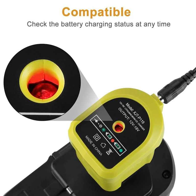 P119 NiCd литий-ионное двойное зарядное устройство для аккумулятора 18 В ONE+ P102 P103 P104 P105 P107 P108, вилка стандарта США-AT35
P119 NiCd литий-ионное двойное зарядное устройство для аккумулятора 18 В ONE+ P102 P103 P104 P105 P107 P108, вилка стандарта США-AT35