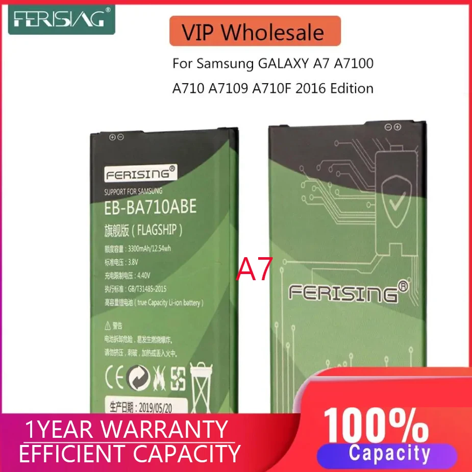 Оригинальный аккумулятор FERISING EB-BA710ABE для Samsung GALAXY A7 A7100 A710F 2016, издание, сменные аккумуляторы
Оригинальный аккумулятор FERISING EB-BA710ABE для Samsung GALAXY A7 A7100 A710F 2016, издание, сменные аккумуляторы
