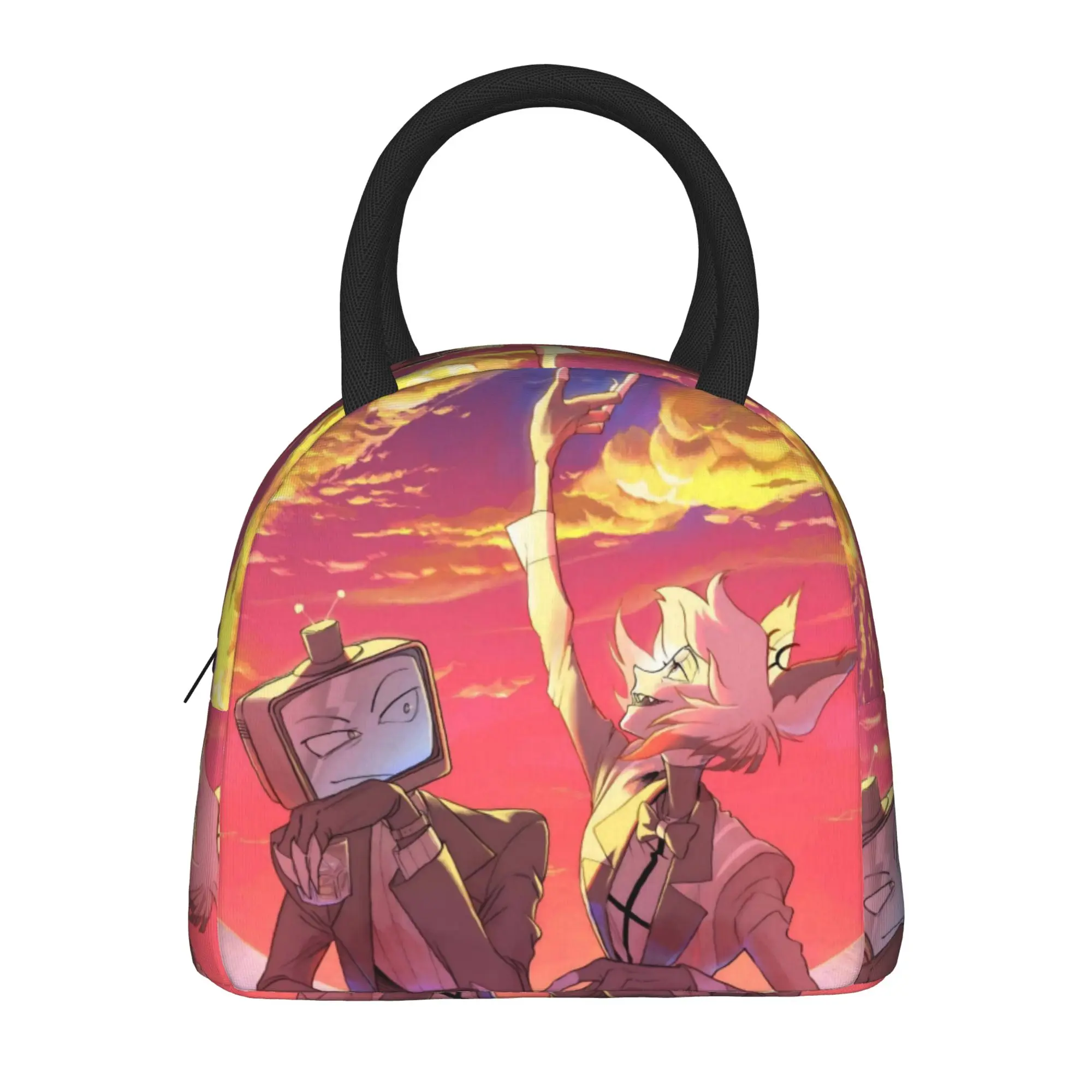 R-Radiostatic Vox Alastor Thermal Insulated Lunch Bags for Travel Portable Food Bag Men Women Cooler Thermal Lunch Boxes
R-Radiostatic Vox Alastor Thermal Insulated Lunch Bags for Travel Portable Food Bag Men Women Cooler Thermal Lunch Boxes
