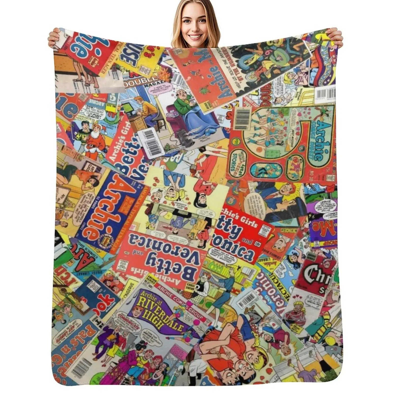 Archie Comics Throw Blanket Fuzzy Plush Throw Blanket for Sofa Chair
Archie Comics Throw Blanket Fuzzy Plush Throw Blanket for Sofa Chair