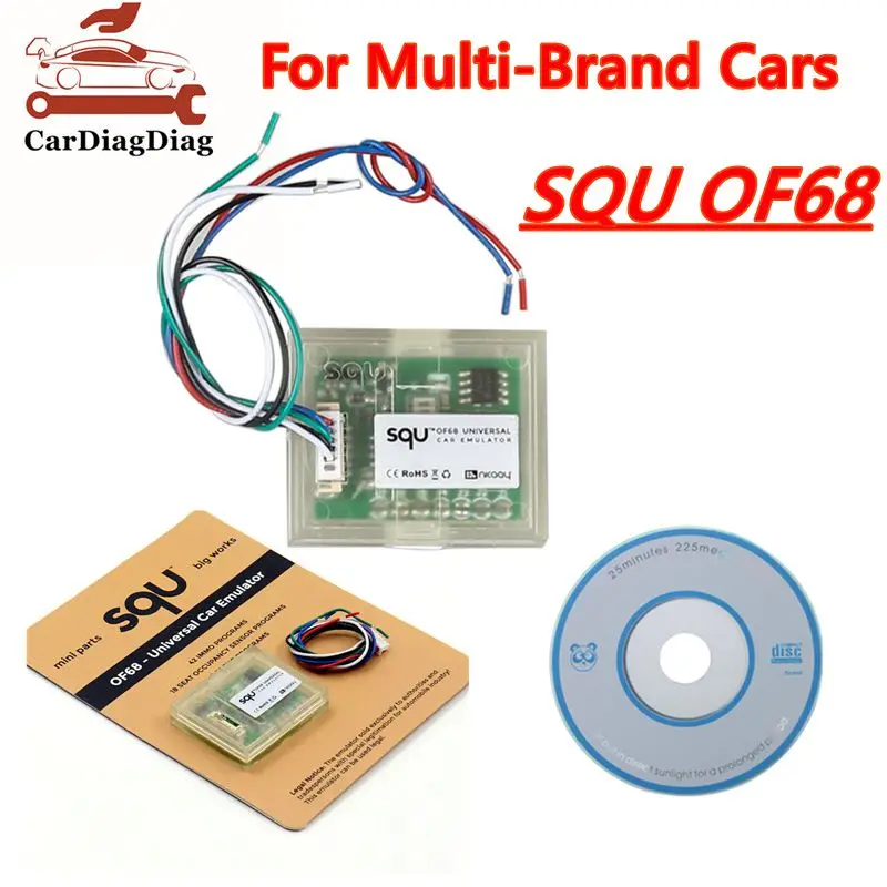 Универсальный автомобильный эмулятор SQU OF68: сброс сигналов, отключение иммобилайзера, датчик присутствия в салоне, программы тахометра для различных марок автомобилей, диагностический инструмент
Универсальный автомобильный эмулятор SQU OF68: сброс сигналов, отключение иммобилайзера, датчик присутствия в салоне, программы тахометра для различных марок автомобилей, диагностический инструмент
