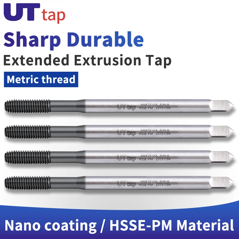 UT TAP 1PCS JIS Standard HSSE-PM With JP Coating Roll Forming Tap M1M2M3 M4 M5 M6 M8 M10 M12 X80L X100L Machine Screw Thread Tap
UT TAP 1PCS JIS Standard HSSE-PM With JP Coating Roll Forming Tap M1M2M3 M4 M5 M6 M8 M10 M12 X80L X100L Machine Screw Thread Tap
