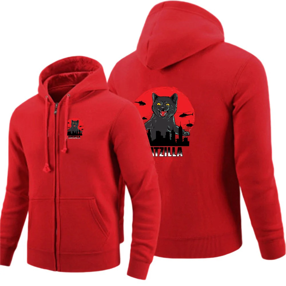 Funny Japanese Cat Graphic 2025 Premium Zipper Casual Jacket Coat Spring And Autumn Cat Lover Catzilla Man's Cotton Hoodies
Funny Japanese Cat Graphic 2025 Premium Zipper Casual Jacket Coat Spring And Autumn Cat Lover Catzilla Man's Cotton Hoodies